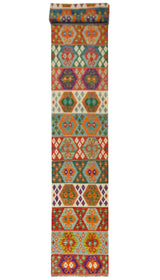 Kilim Afgano | 488 x 81 cm