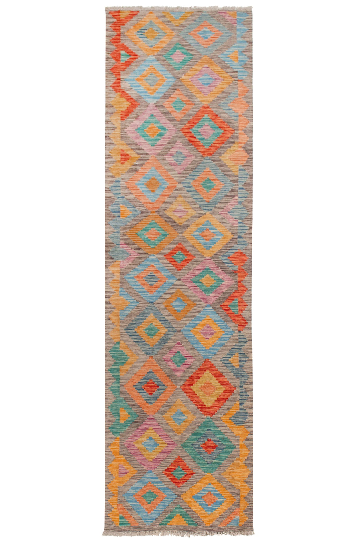 Kilim Afgano | 293 x 82 cm