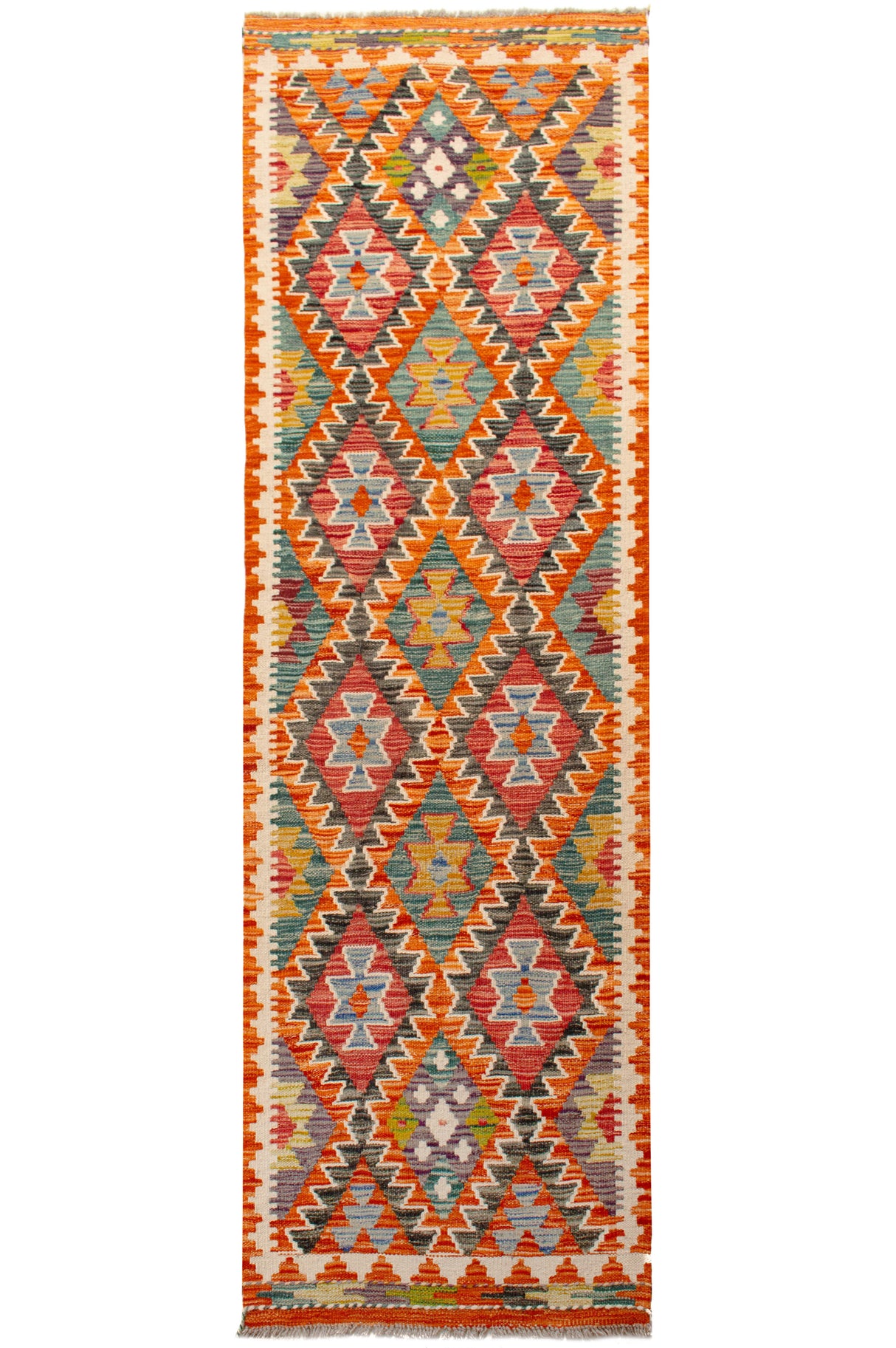 Kilim Afgano | 206 x 68 cm