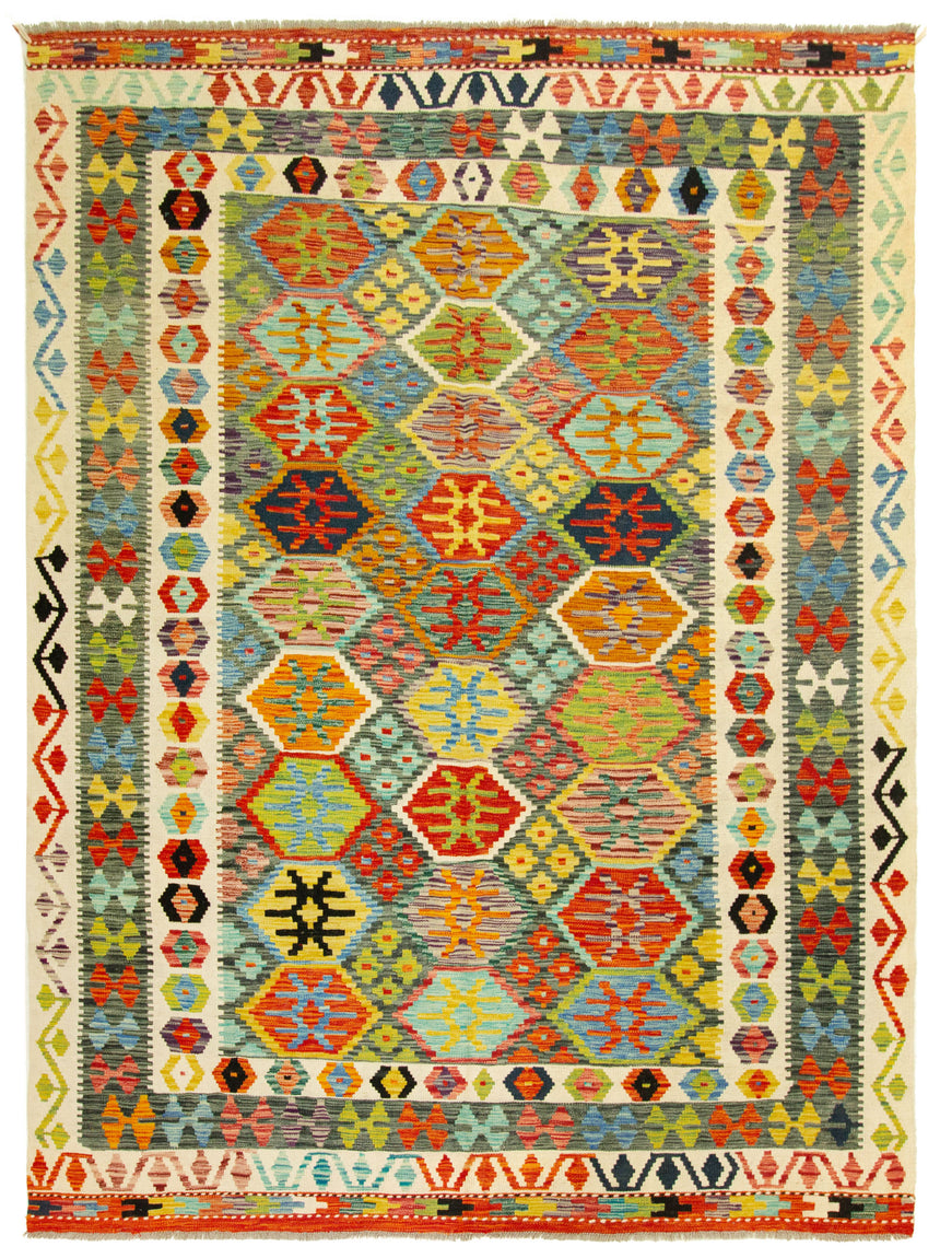 Kilim Afgano | 257 x 210 cm