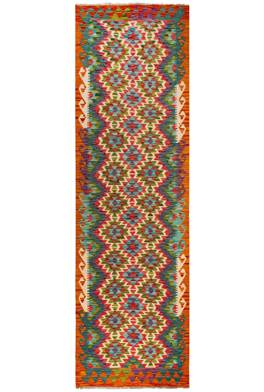 Kilim Afgano | 262 x 84 cm