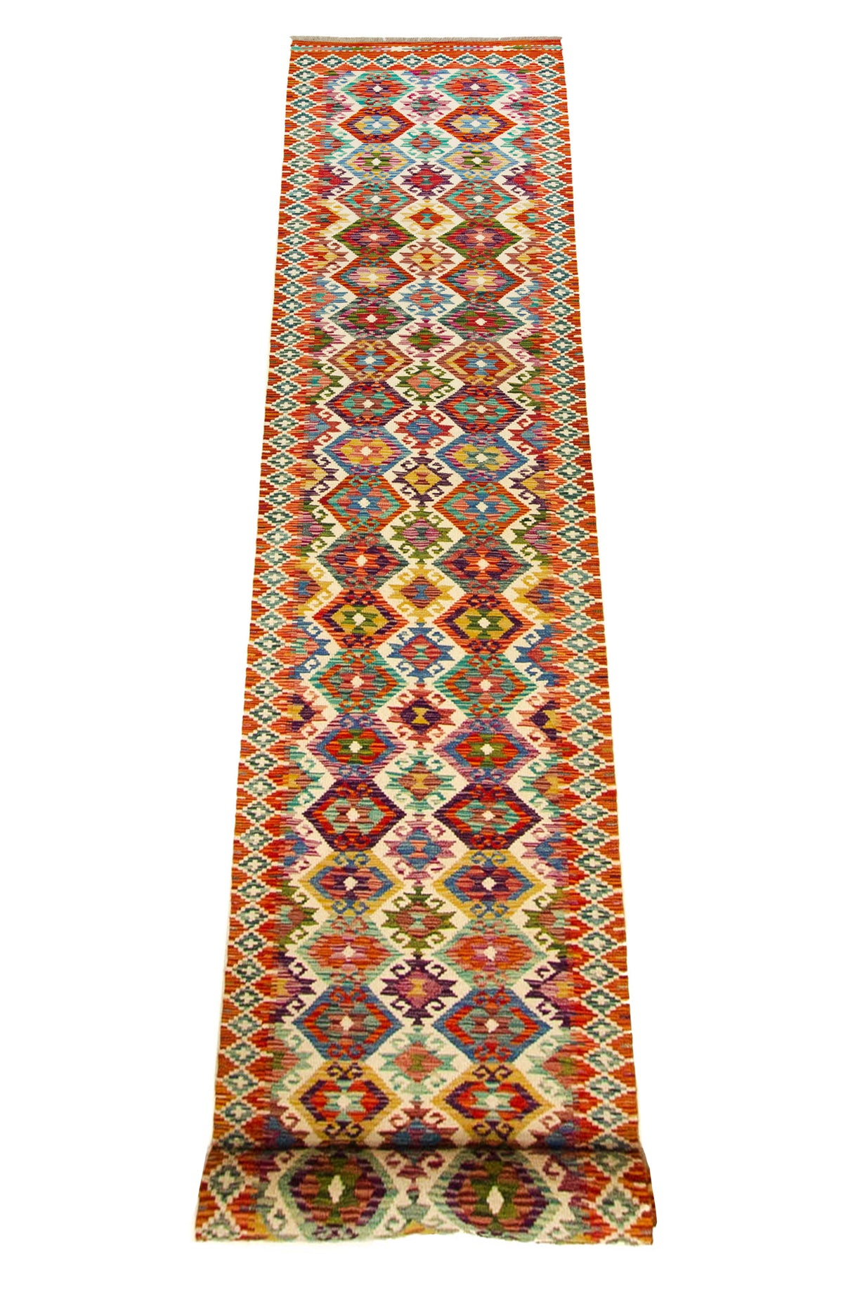 Kilim Afgano | 487 x 84 cm