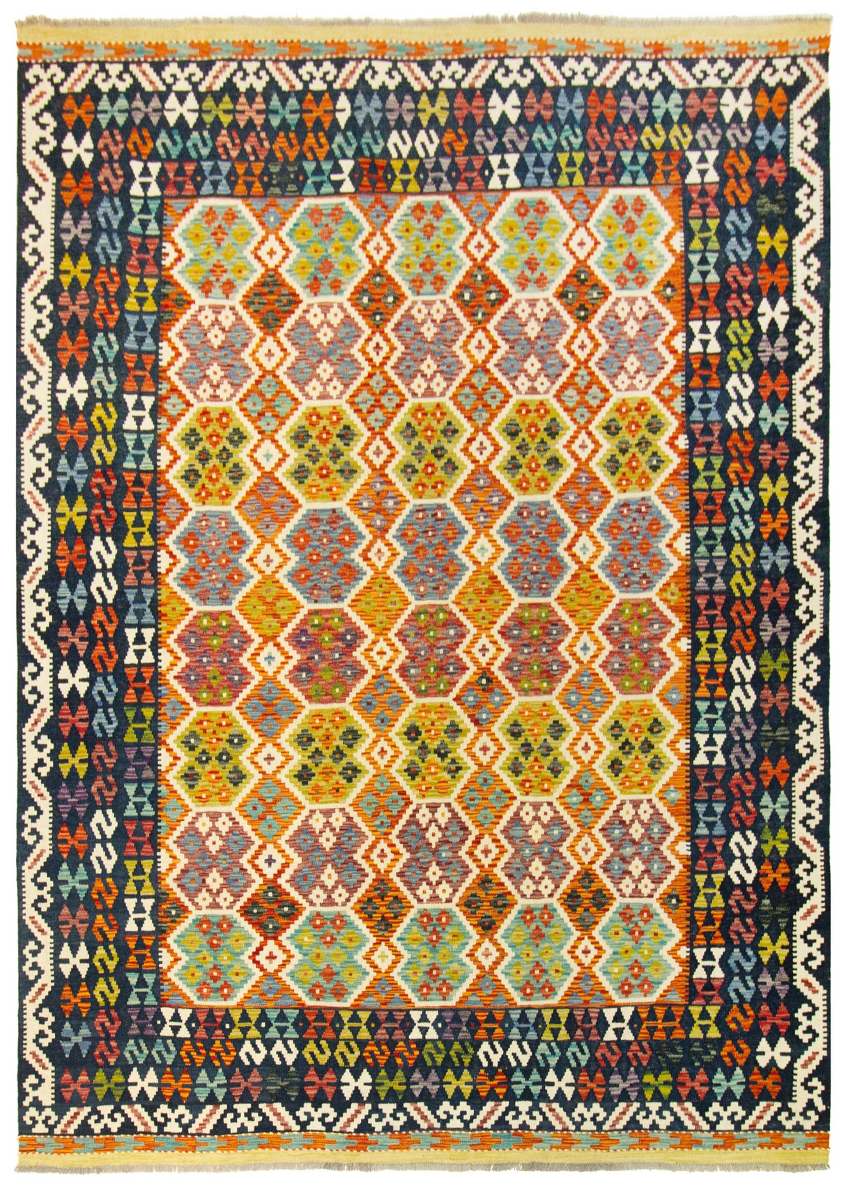 Kilim Afgano | 299 x 259 cm