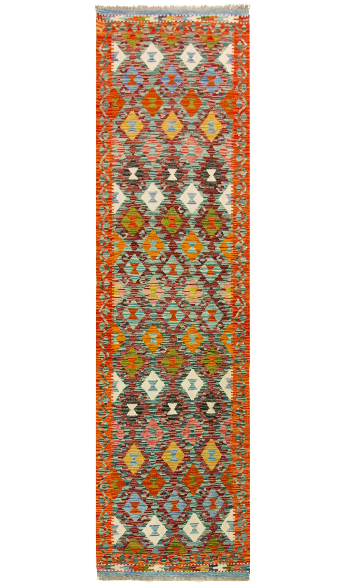 Kilim Afgano | 299 x 76 cm