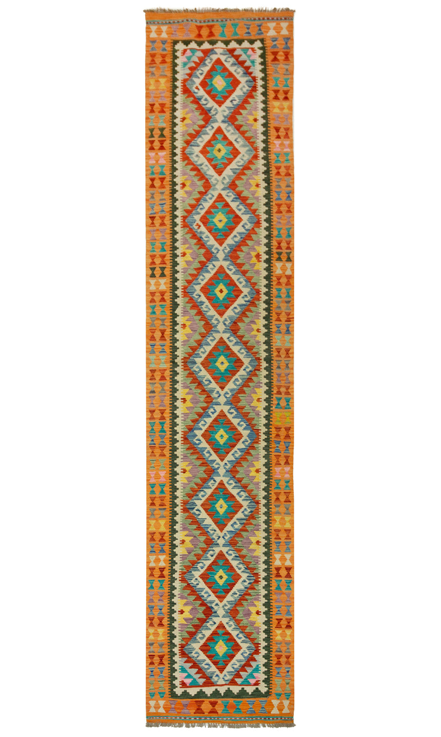 Kilim Afgano | 400 x 80 cm