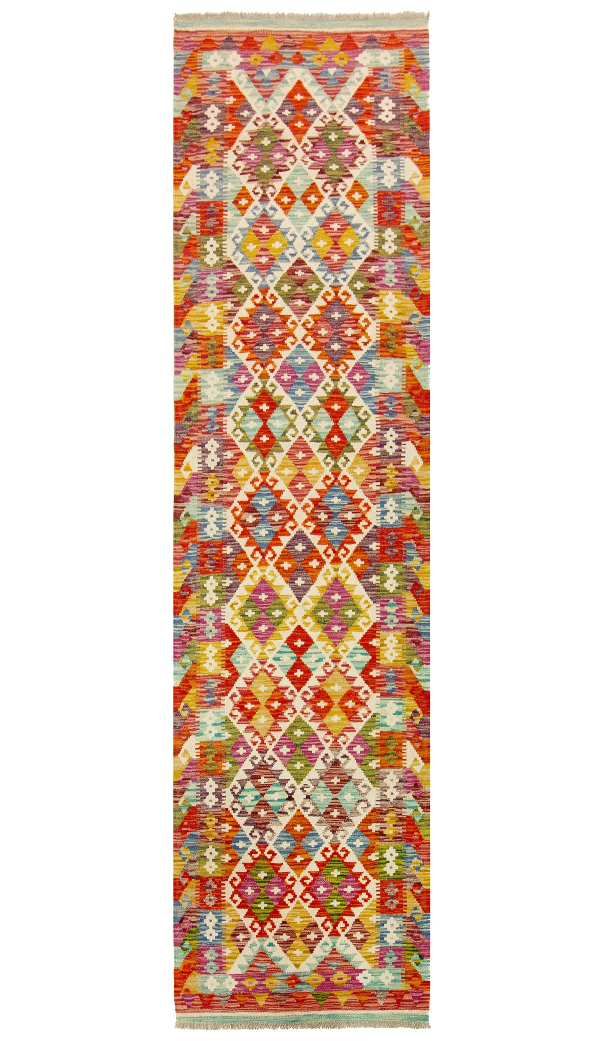 Kilim Afgano | 293 x 76 cm