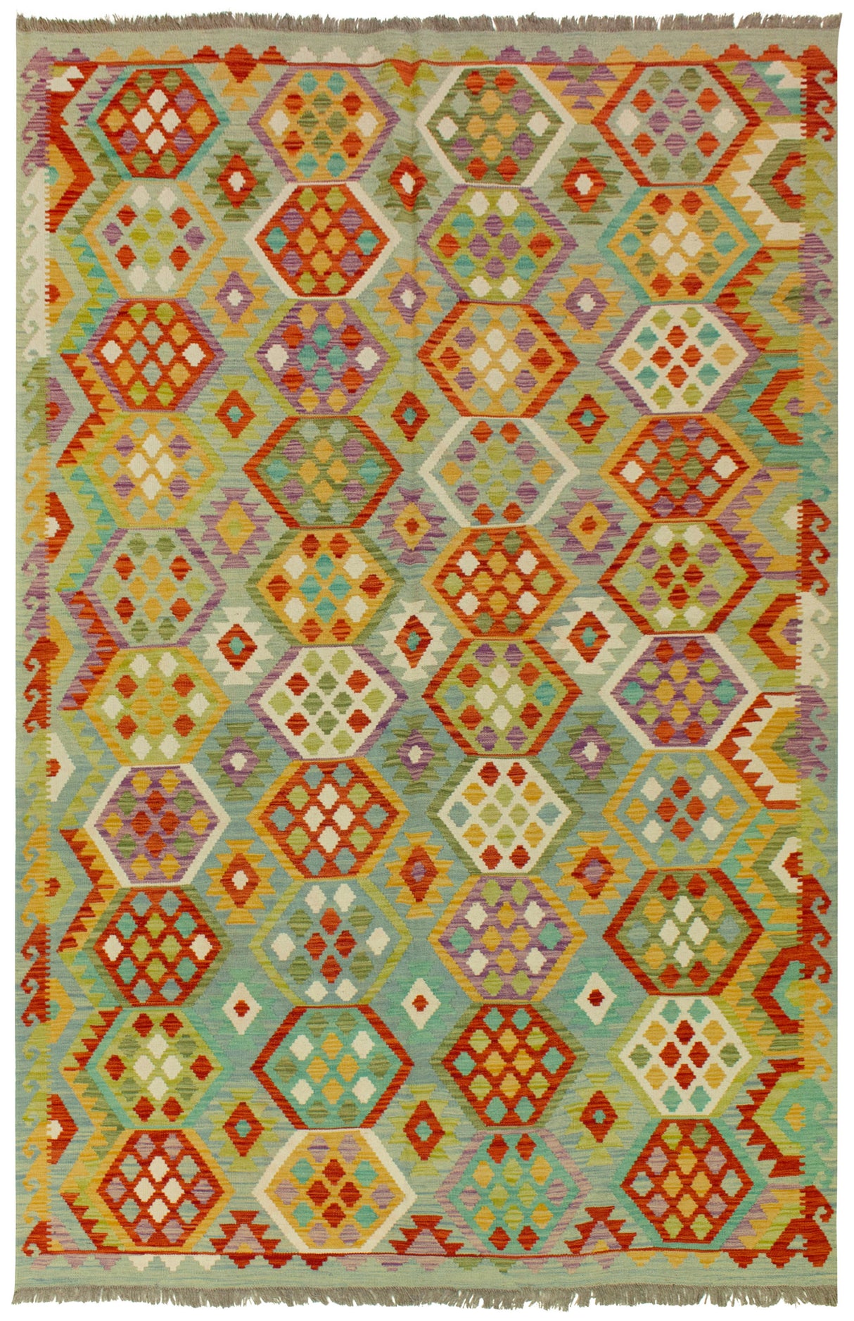 Kilim Afgano | 304 x 203 cm