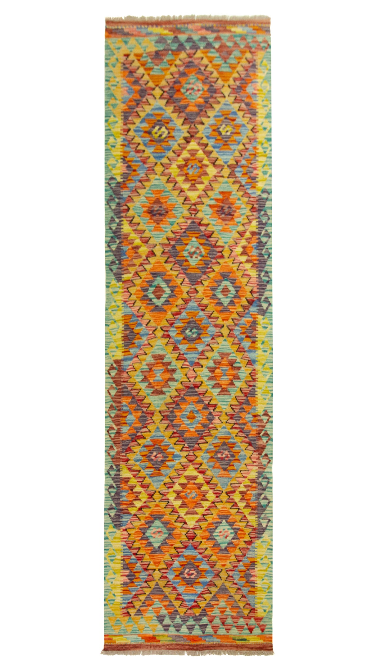 Kilim Afgano | 253 x 78 cm