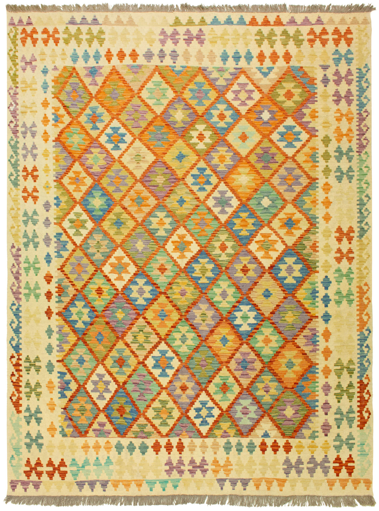 Kilim Afgano | 293 x 255 cm