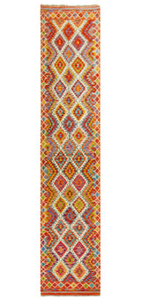 Kilim Afgano | 383 x 82 cm