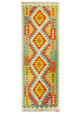 Kilim Afgano | 206 x 73 cm