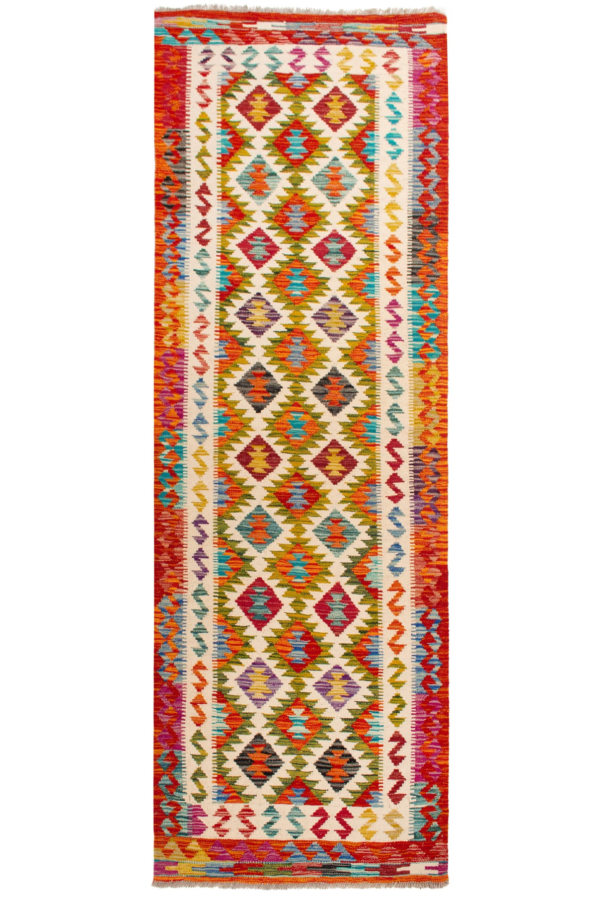 Kilim Afgano | 248 x 80 cm