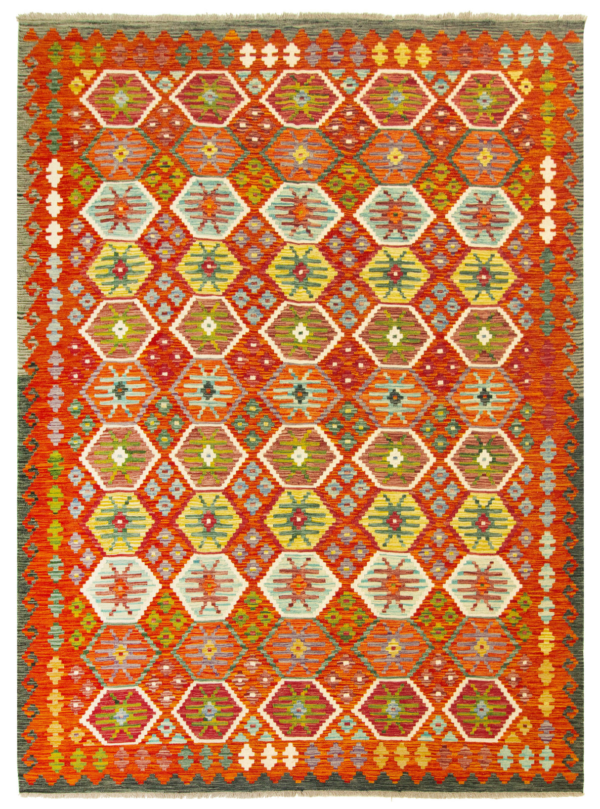 Kilim Afgano | 256 x 206 cm