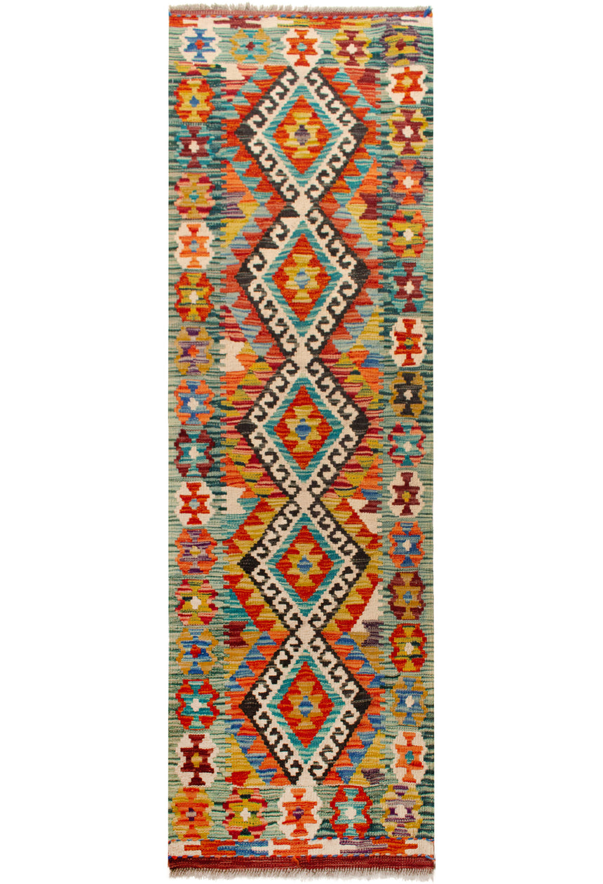 Kilim Afgano | 201 x 65 cm