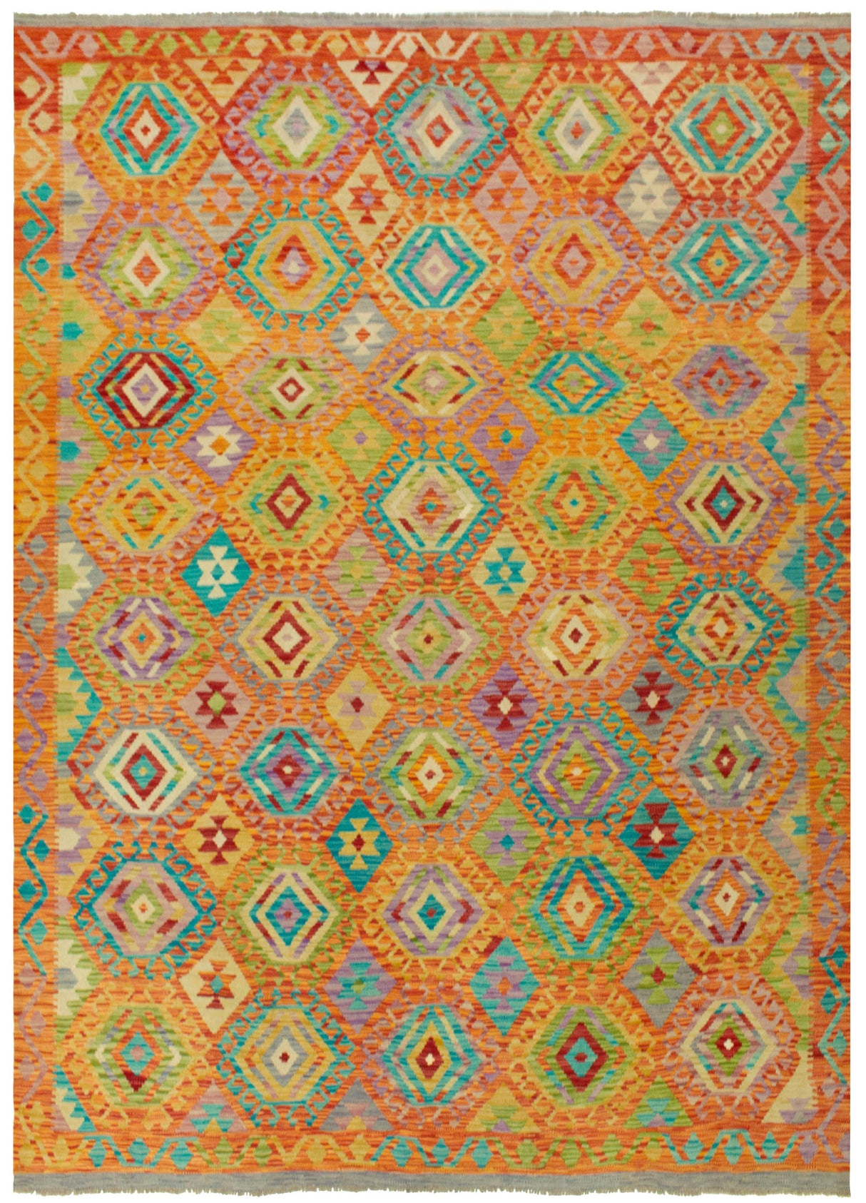 Kilim Afgano | 292 x 253 cm