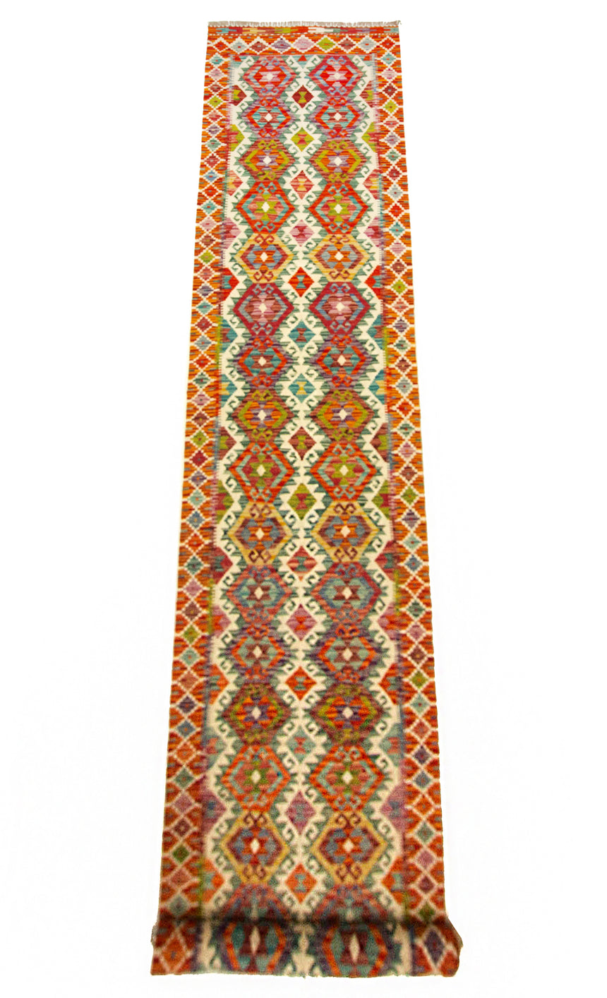 Kilim Afgano | 474 x 82 cm