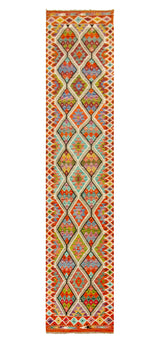 Kilim Afgano | 382 x 78 cm