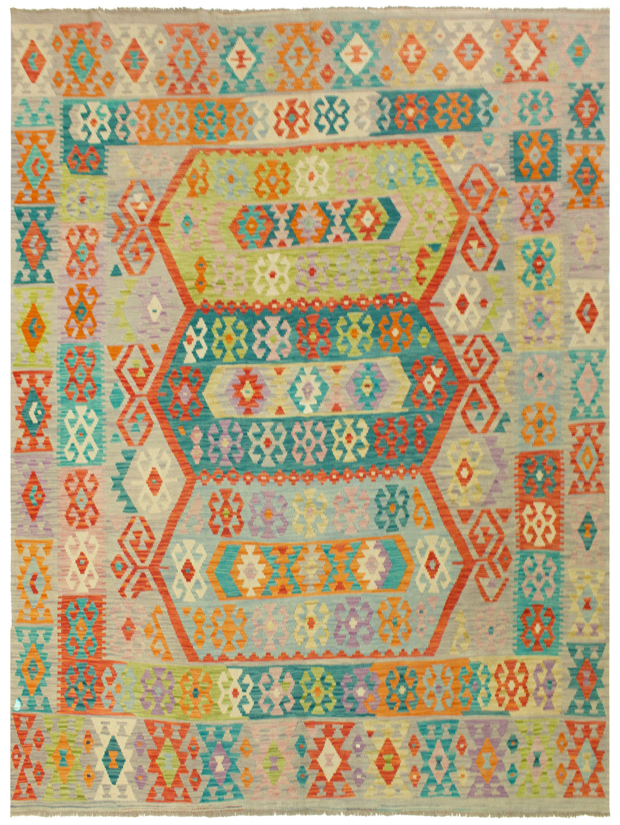 Kilim Afgano | 288 x 253 cm