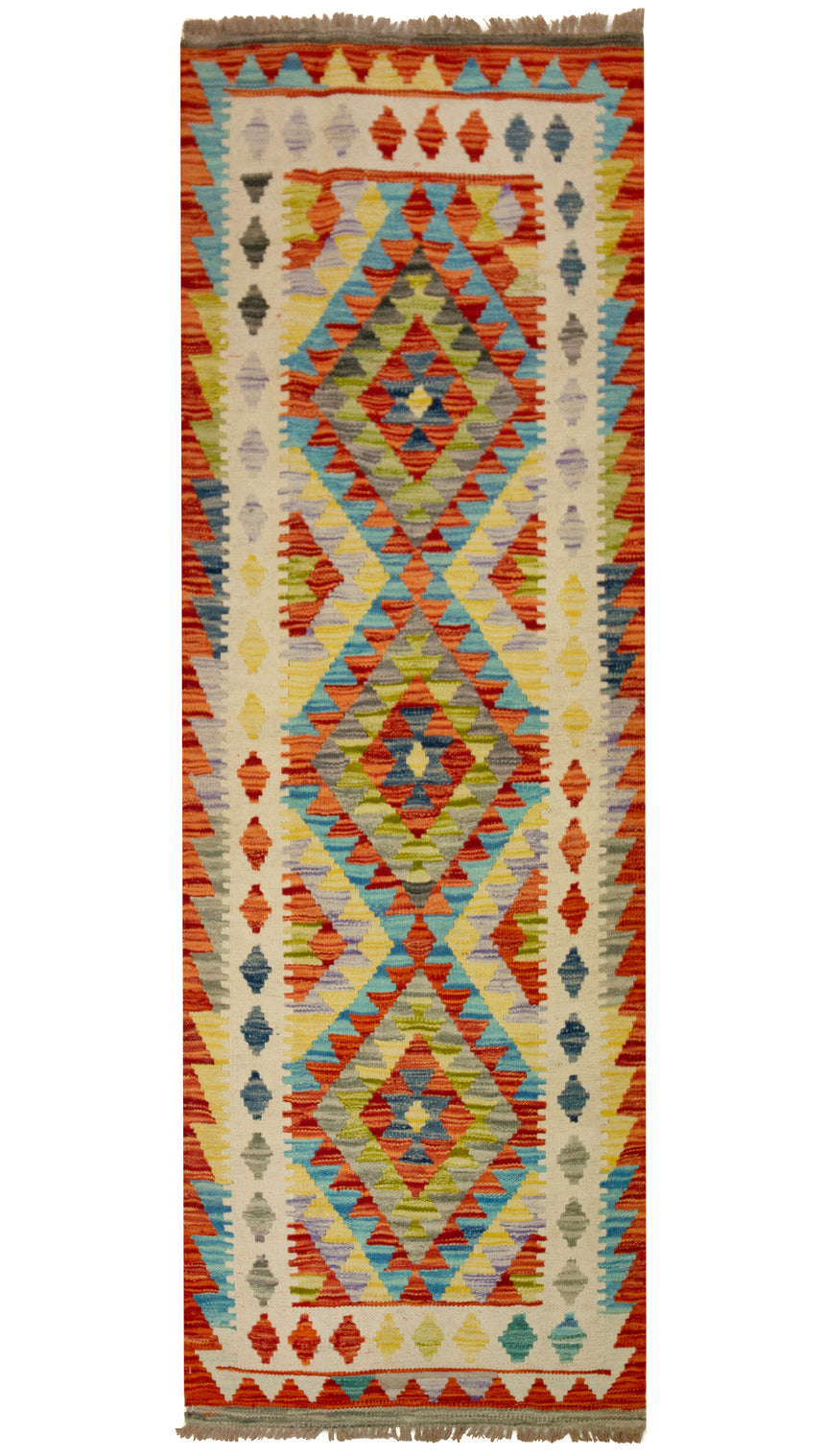 Kilim Afgano | 200 x 72 cm