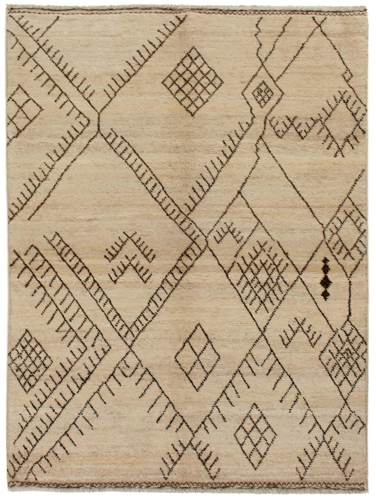 Alfombra Moderna Bereber Tribal | 177 x 122 cm