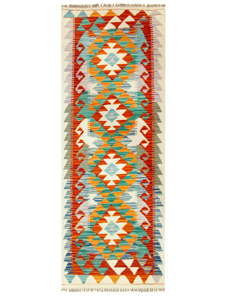 Kilim Afgano | 197 x 71 cm