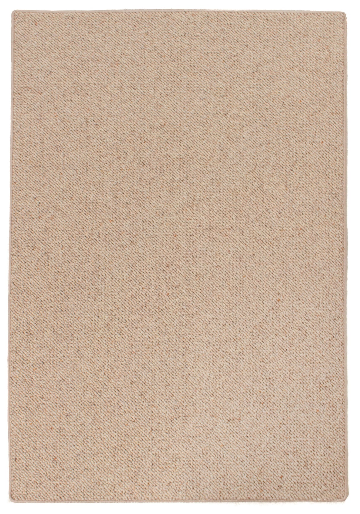 Tapete moderno de bolas de lã lisa | 120x80cm