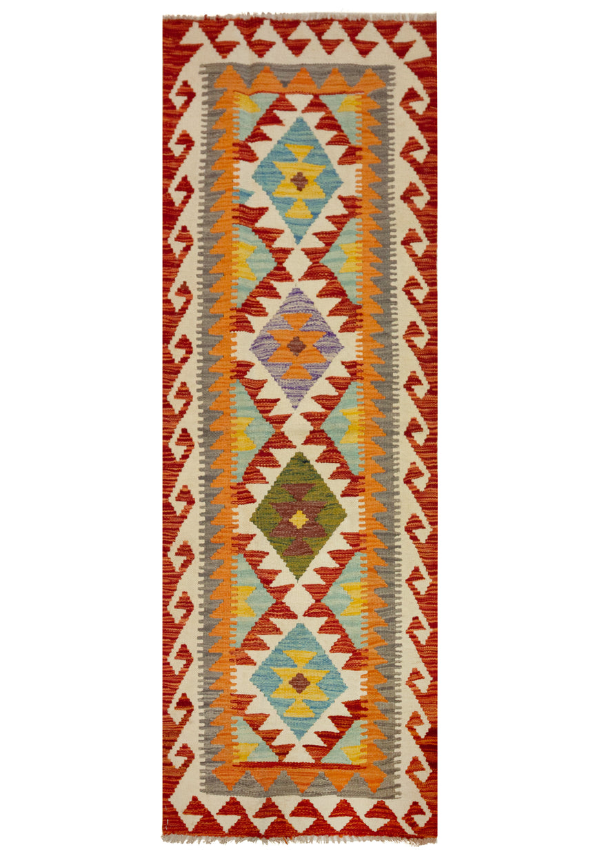 Kilim Afgano | 198 x 72 cm