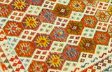Alfombra Kilim Suave y Lavable