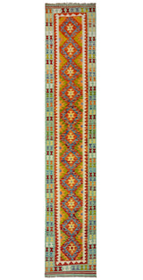 Kilim Afgano | 407 x 80 cm