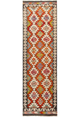 Kilim Afgano | 258 x 80 cm