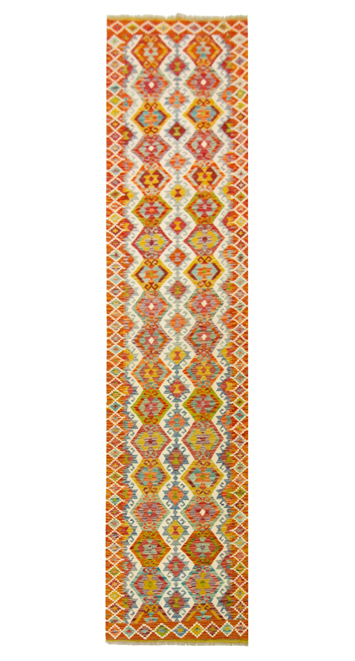 Kilim Afgano | 385 x 86 cm