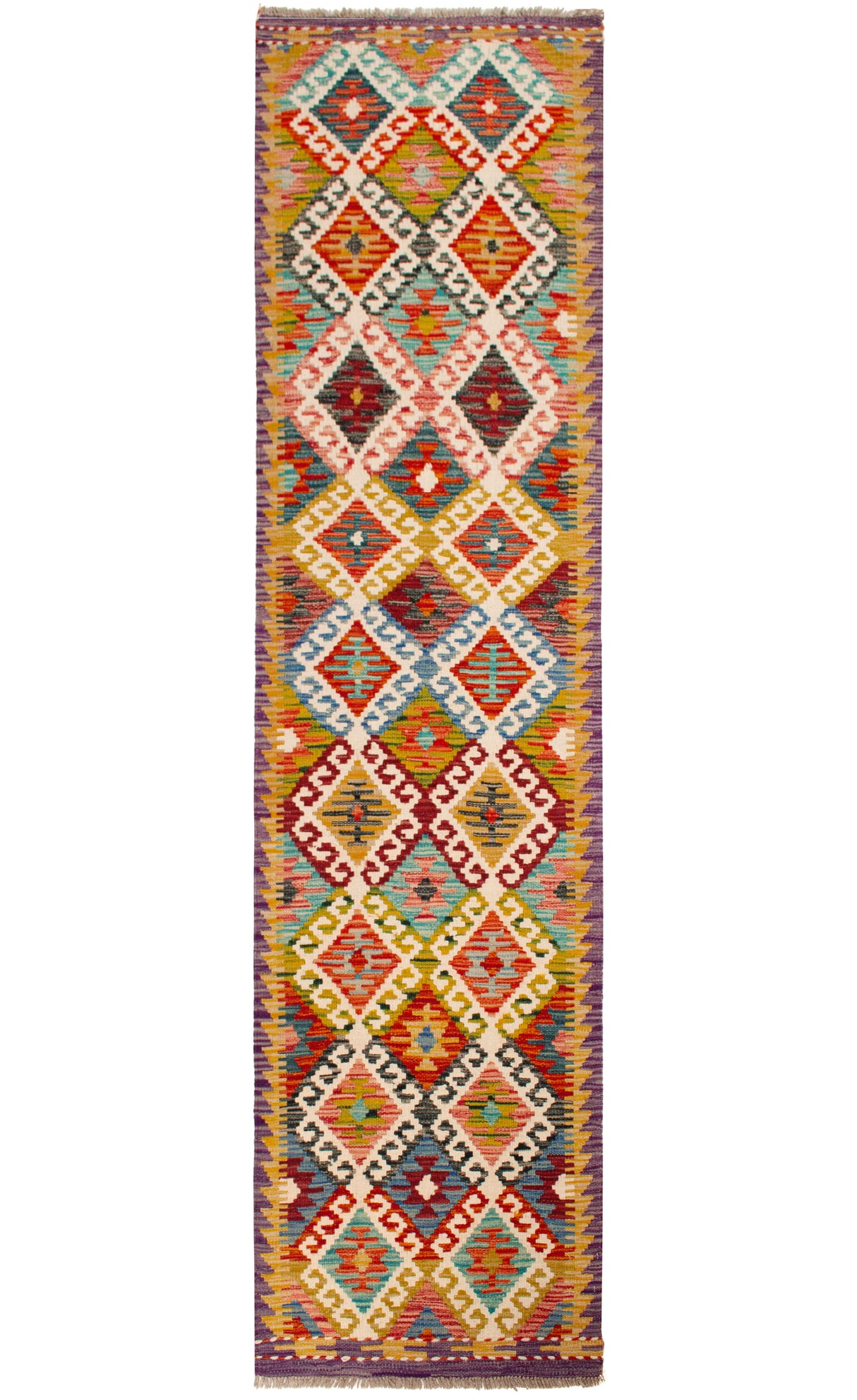 Kilim Afgano | 248 x 63 cm