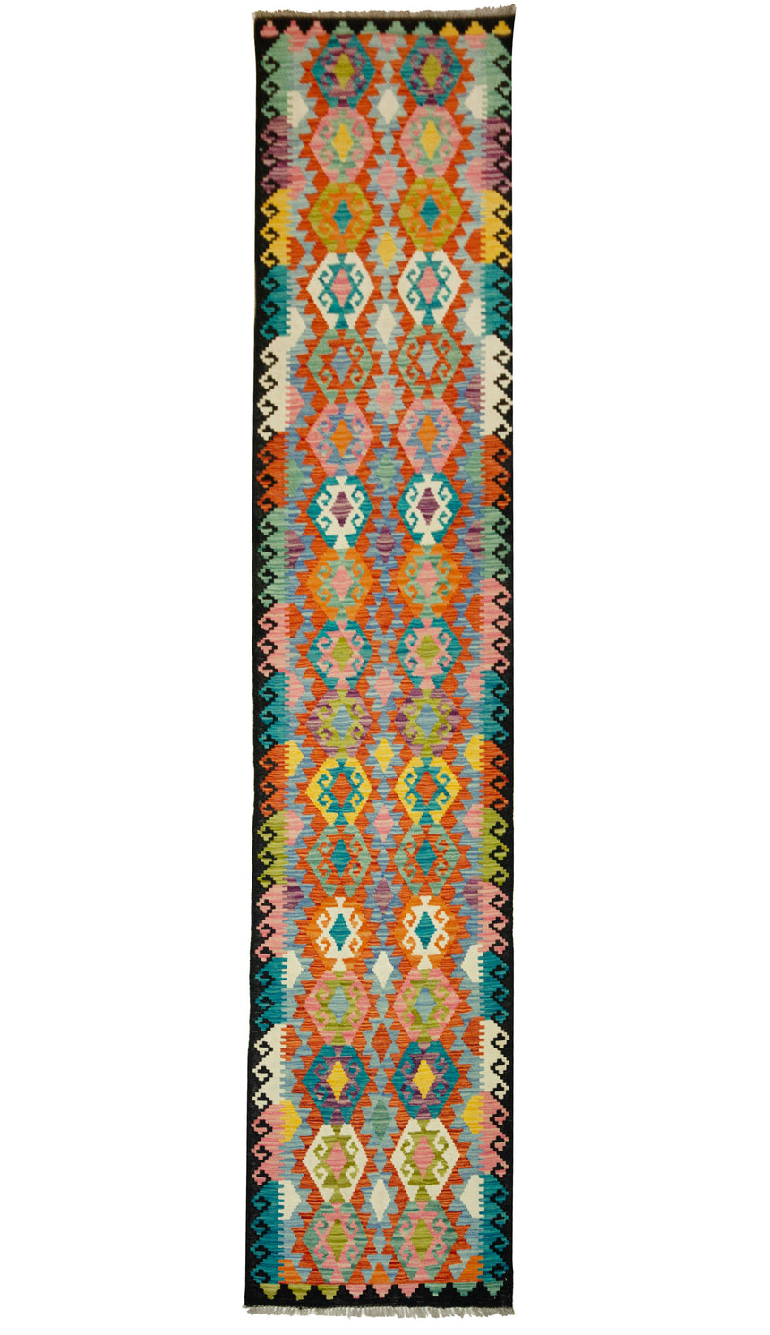 Kilim Afgano | 388 x 82 cm