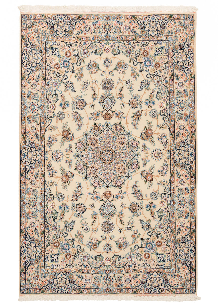 Alfombra persa Nain 9La | 202 x 127 cm