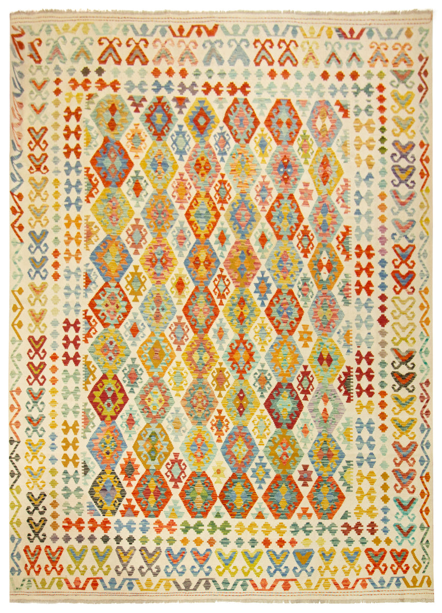 Kilim Afgano | 395 x 319 cm