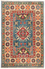 Alfombra Kazak | 91 x 60 cm