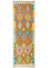 Kilim Afgano | 206 x 77 cm