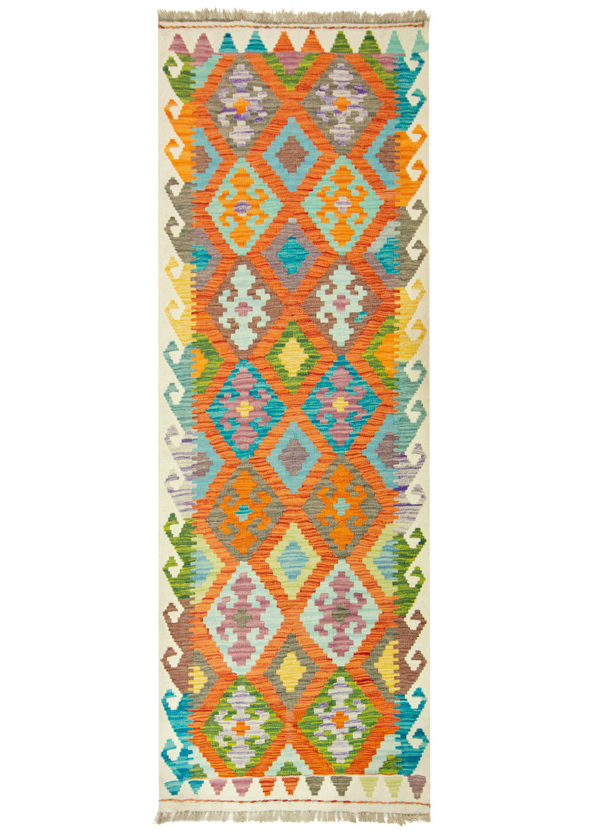 Kilim Afgano | 206 x 77 cm