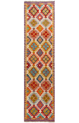 Kilim Afgano | 247 x 63 cm