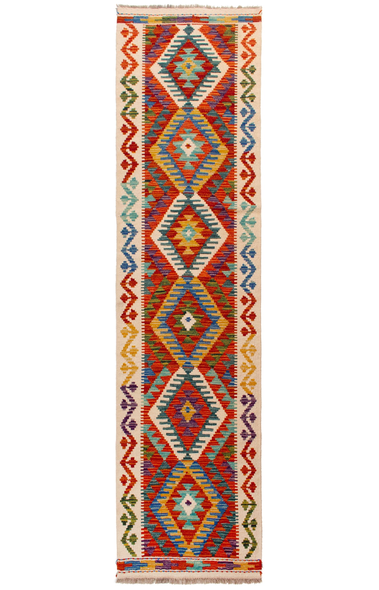 Kilim Afgano | 237 x 61 cm