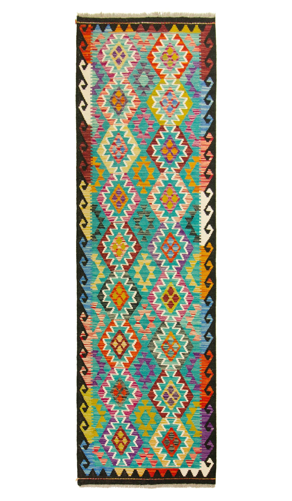 Kilim Afgano | 253 x 82 cm