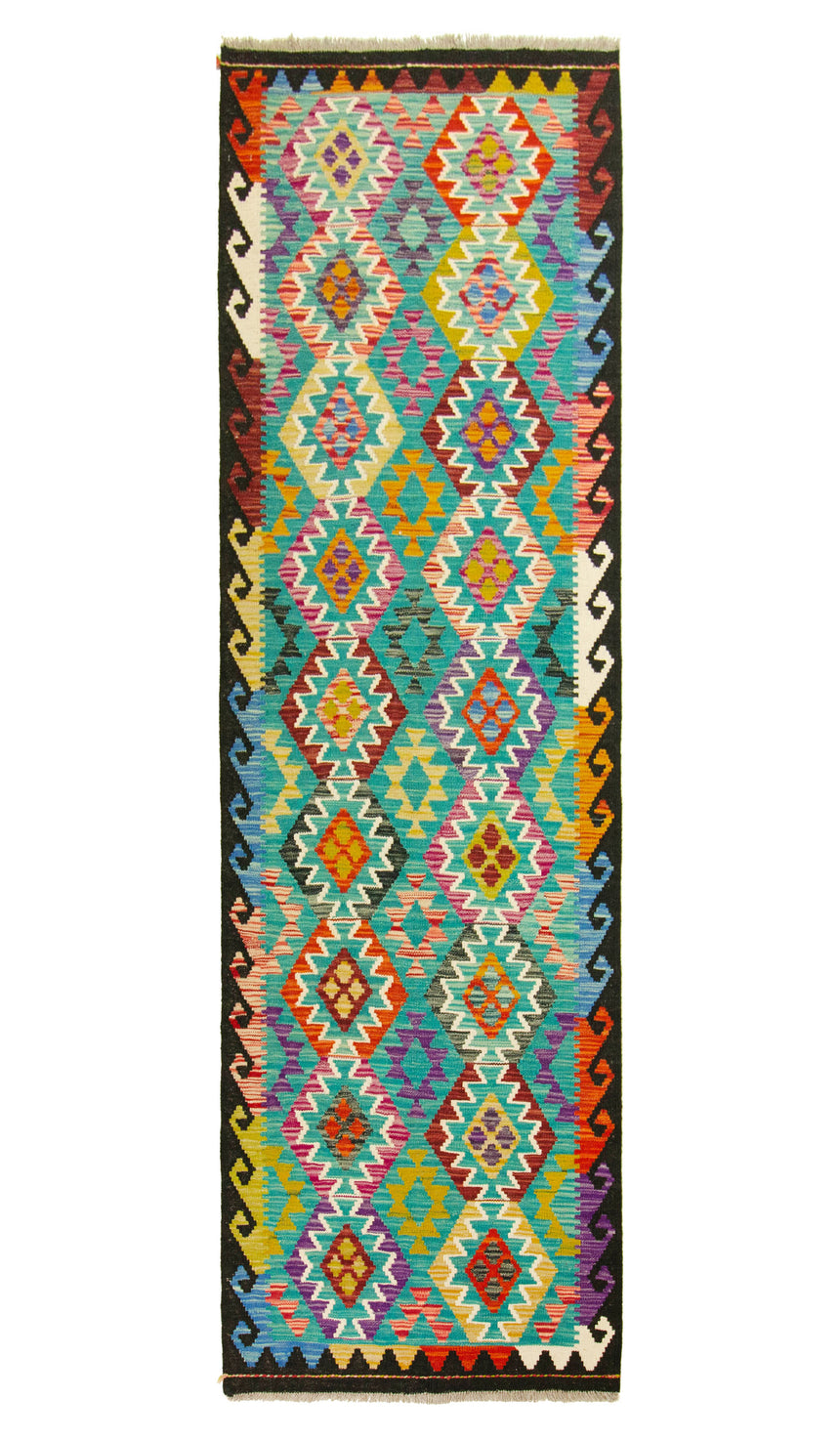 Kilim Afgano | 253 x 82 cm