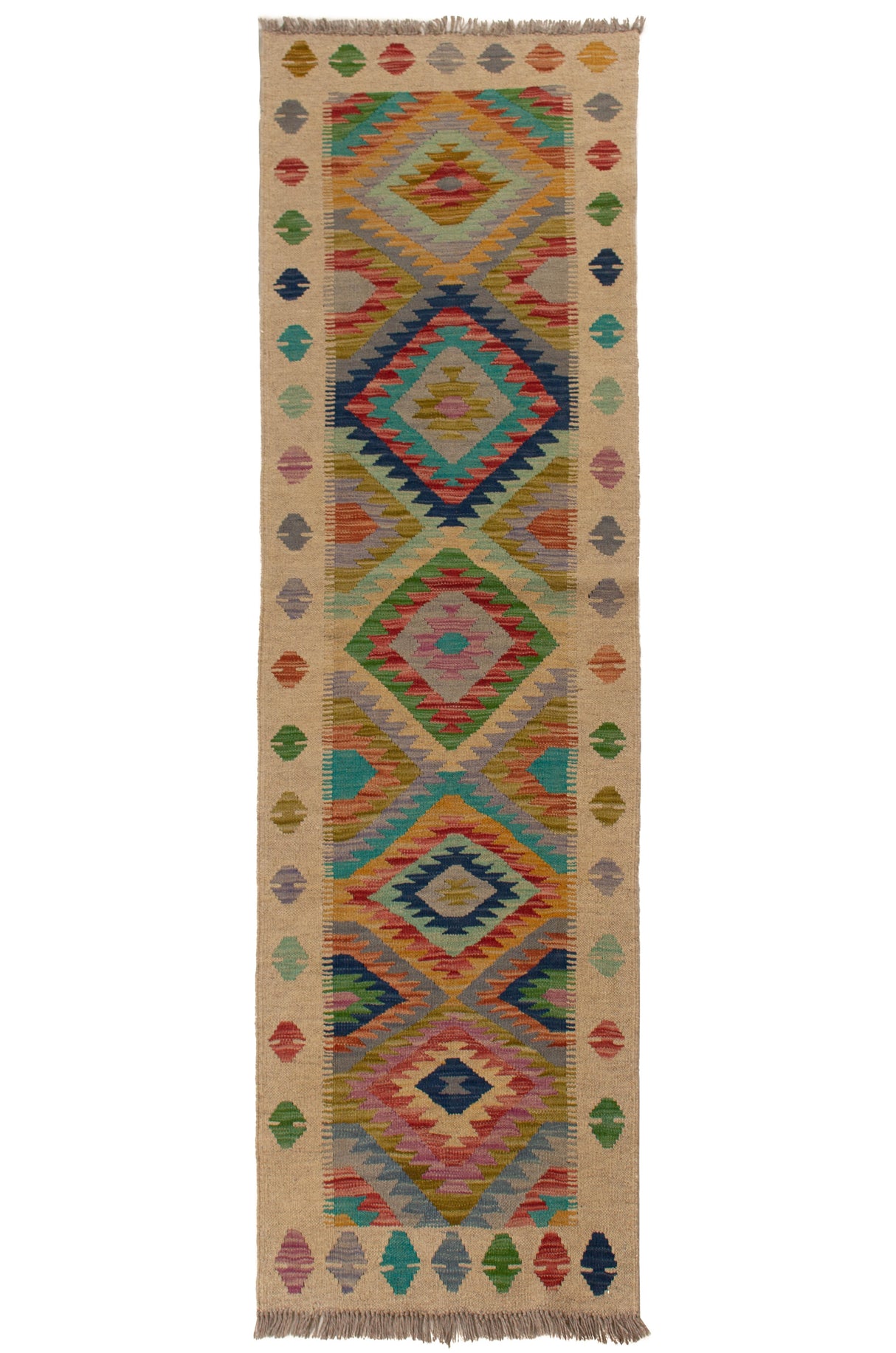 Kilim Afgano | 200 x 68 cm