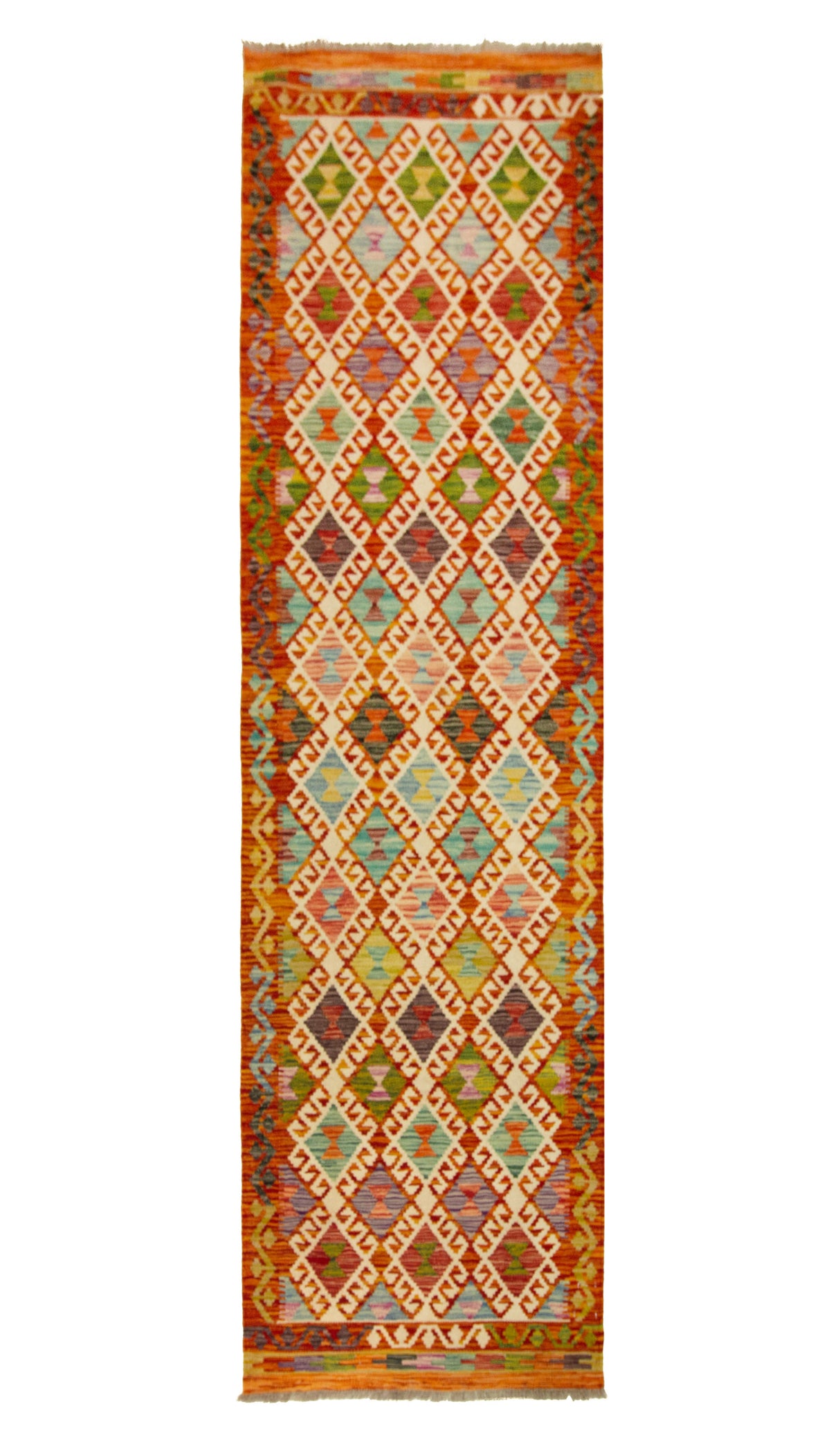 Kilim Afgano | 252 x 83 cm