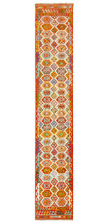 Kilim Afgano | 386 x 83 cm
