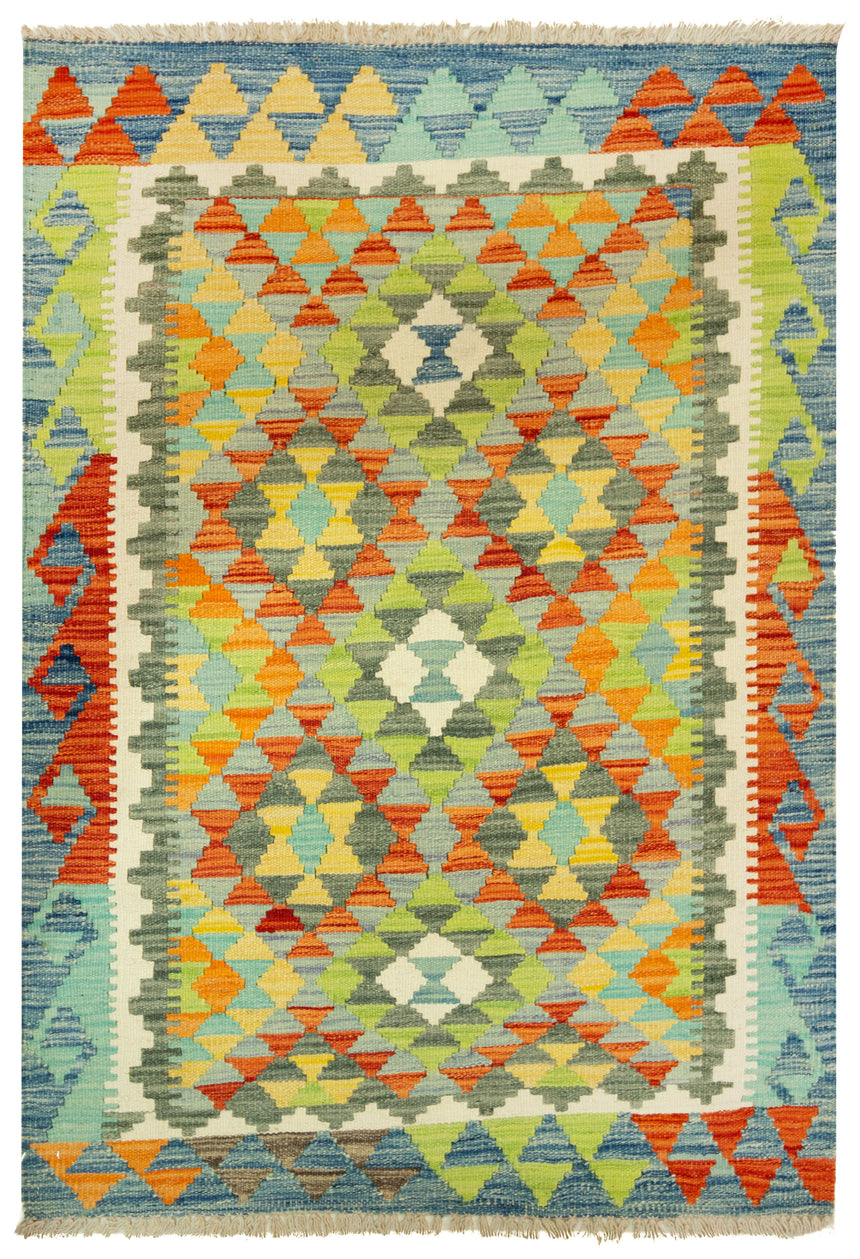 Kilim Afgano | 129 x 88 cm