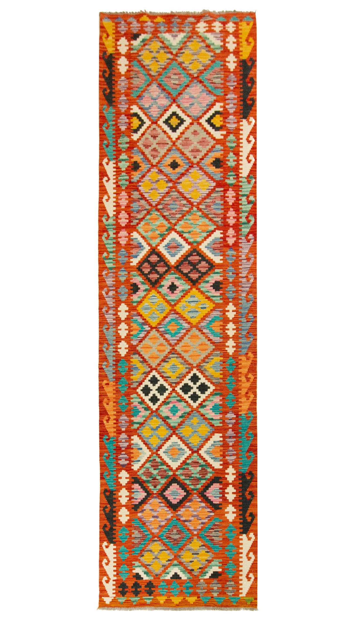 Kilim Afgano | 305 x 84 cm