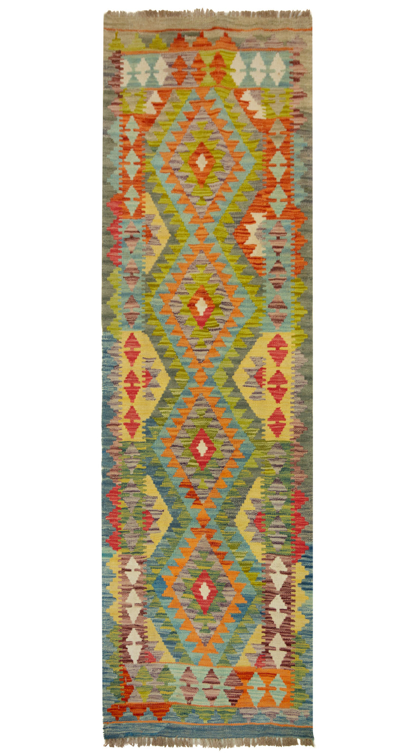 Kilim Afgano | 203 x 65 cm