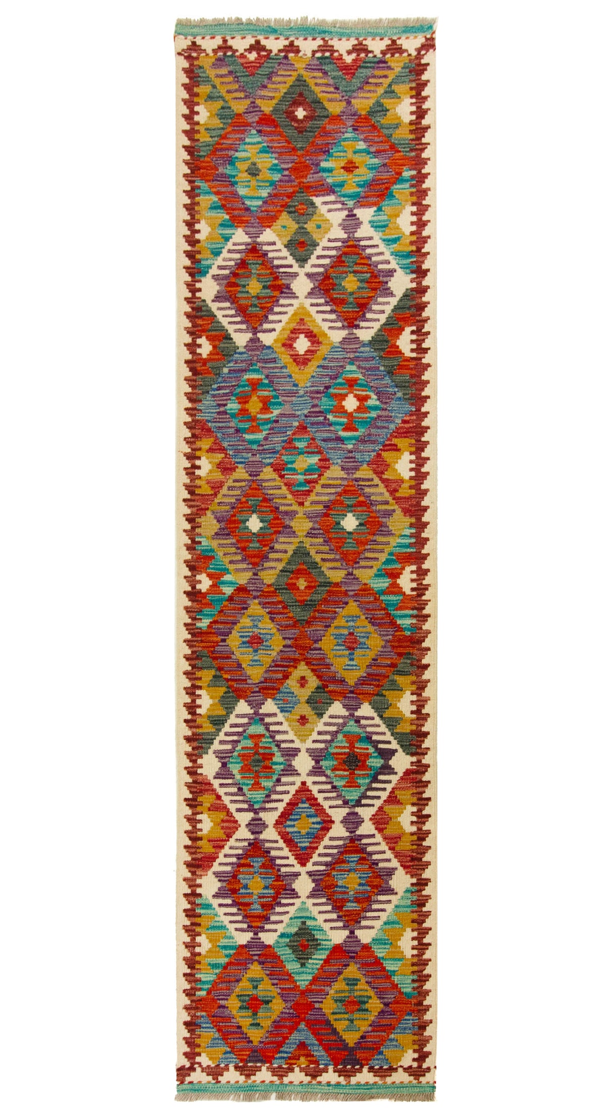 Kilim Afgano | 248 x 62 cm