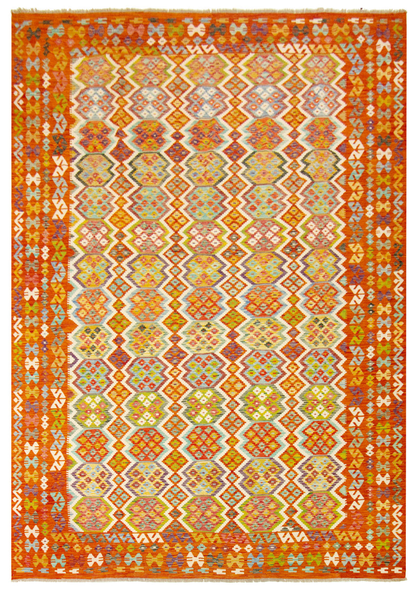 Kilim Afgano | 398 x 308 cm